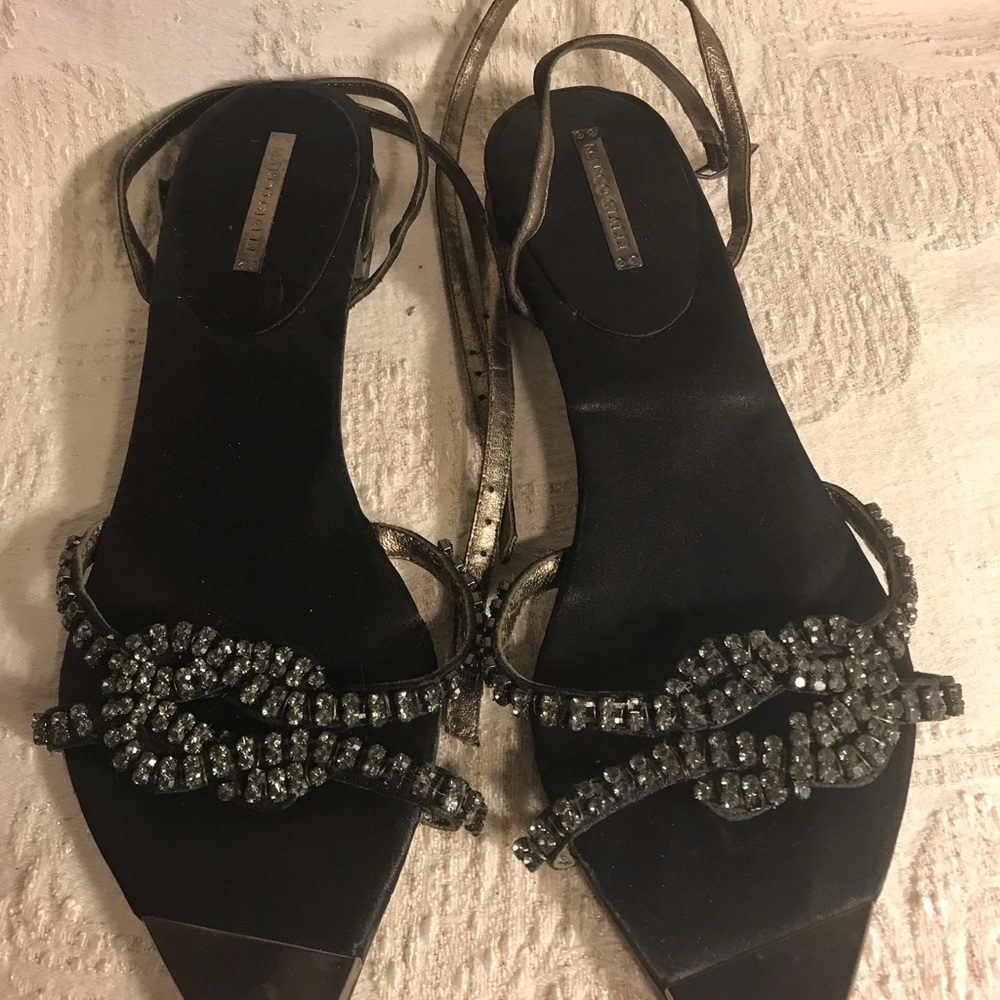 Italian sandals with crystals bought in Capri